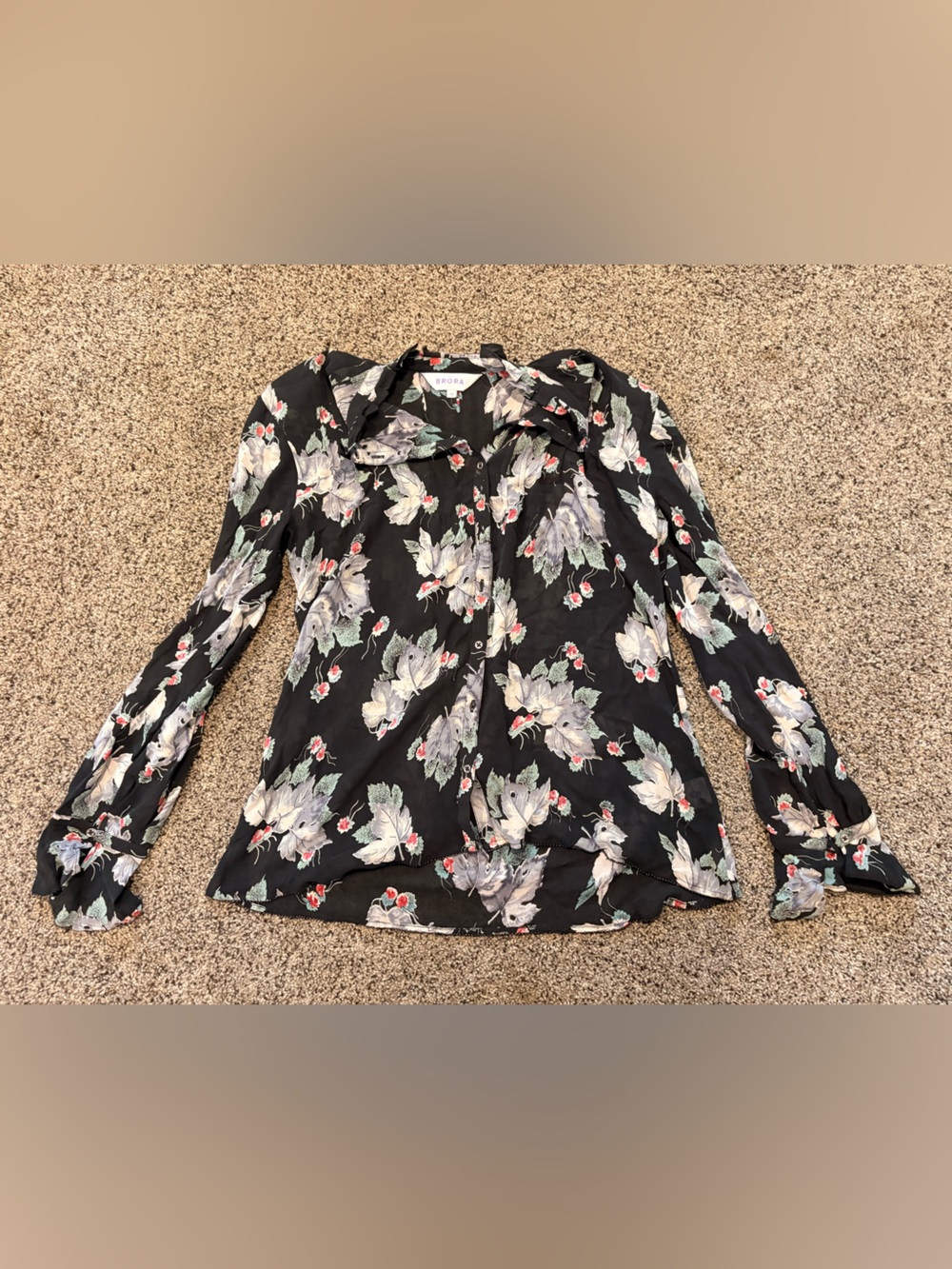 Brora silk blouse